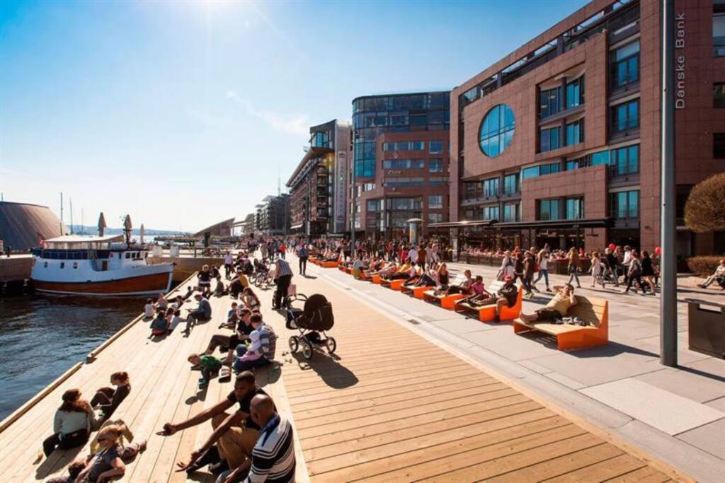 Tjuvholmen / Aker Brygge - Most Expensive Area In Oslo! Apartment Exterior photo